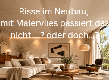 Rissbildungen im Neubau