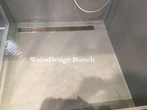 Mikrozement Dusche