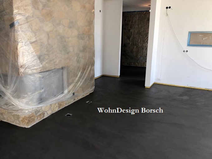 Spachtelboden fugenlos